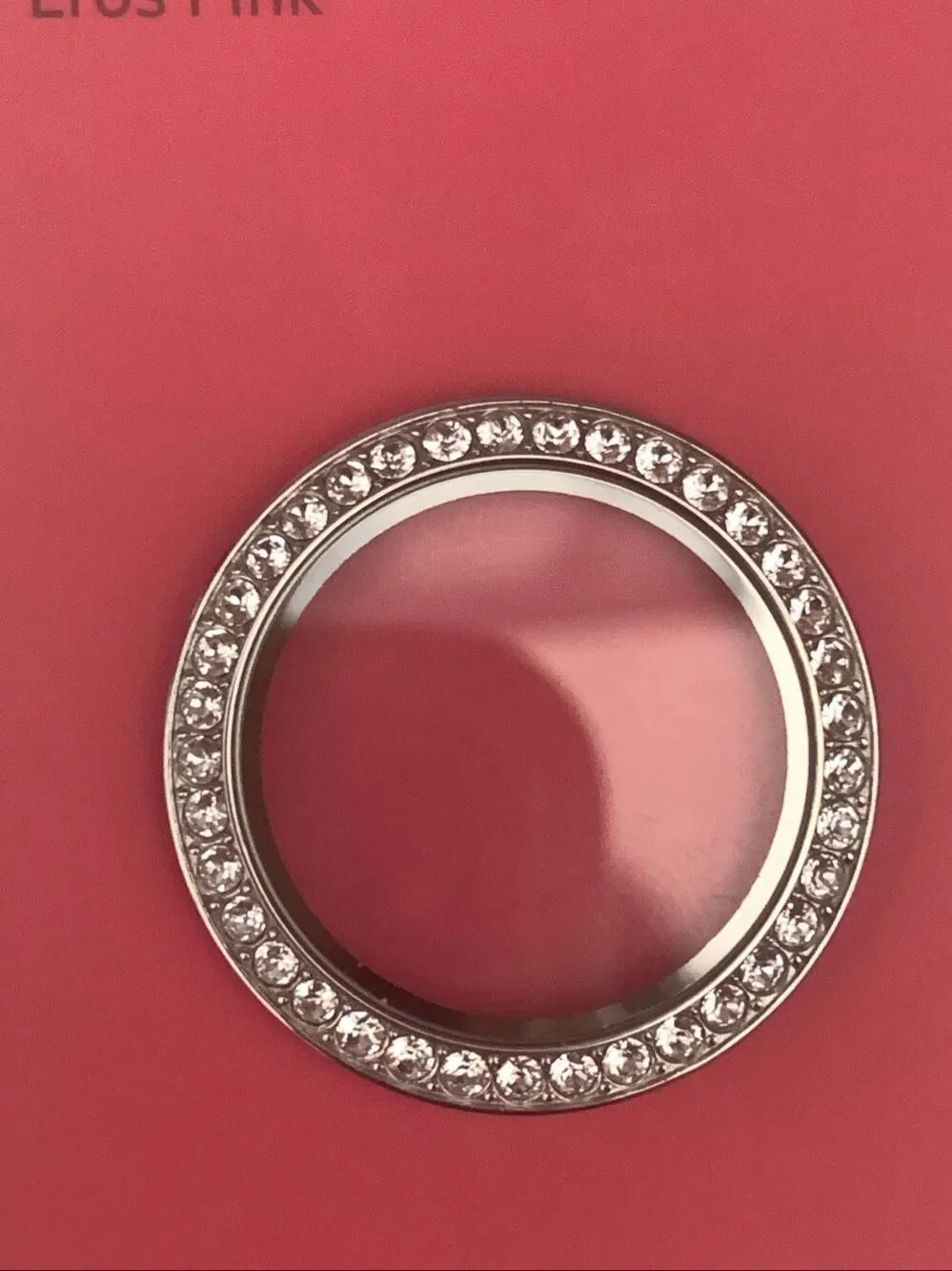 Origami Owl Crystal Locket with Crystal Rose insert #stunning locket